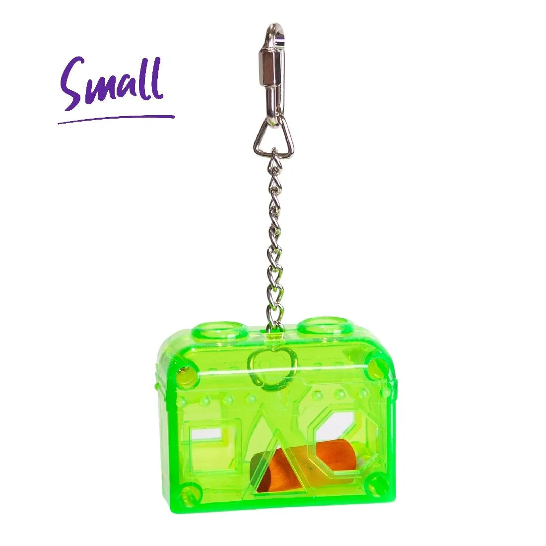 Acrylic Puzzle Box Bird Toy Kazoo