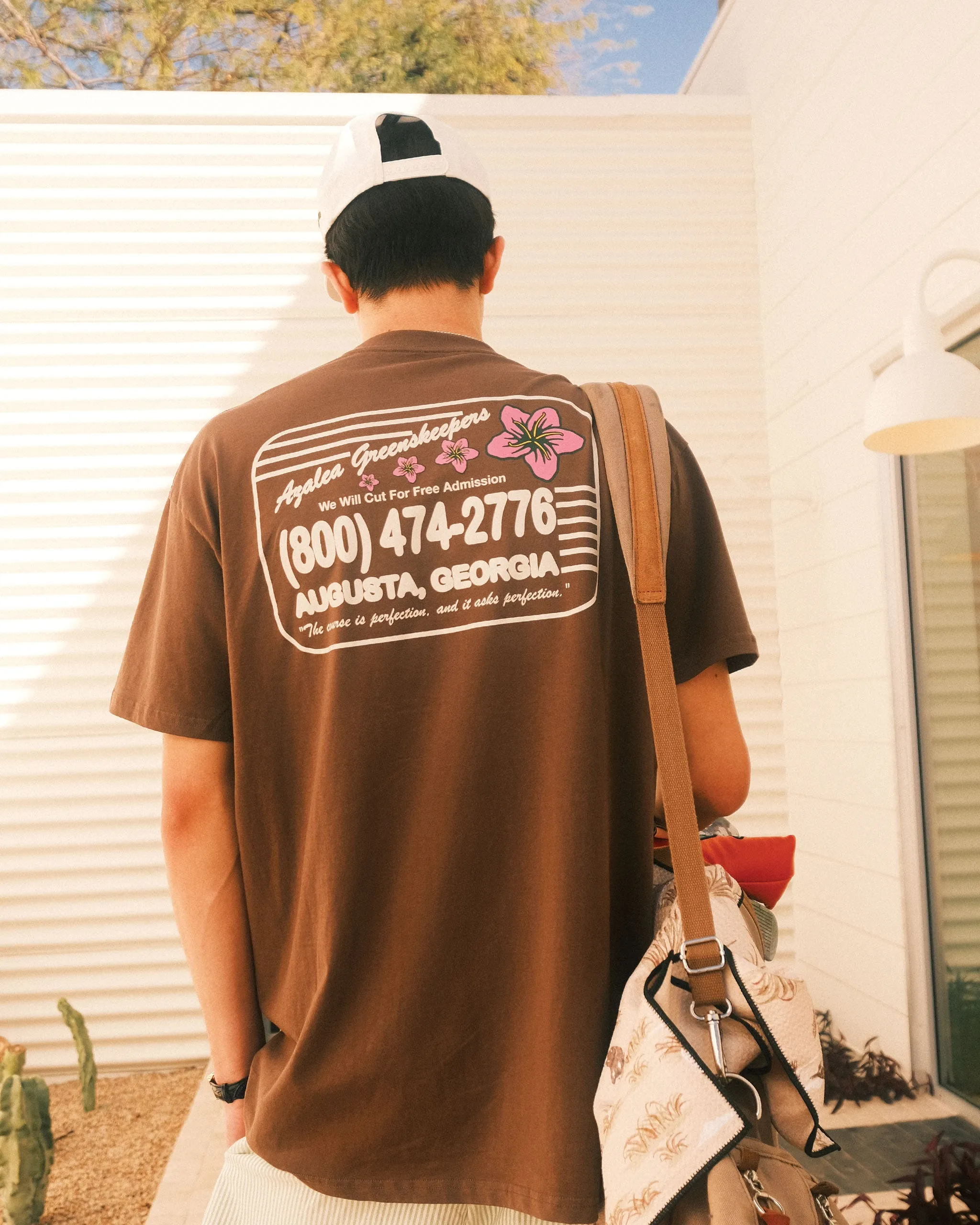 Azalea Greenskeeper Tee - Walnut