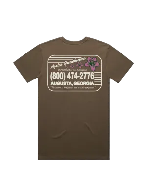 Azalea Greenskeeper Tee - Walnut