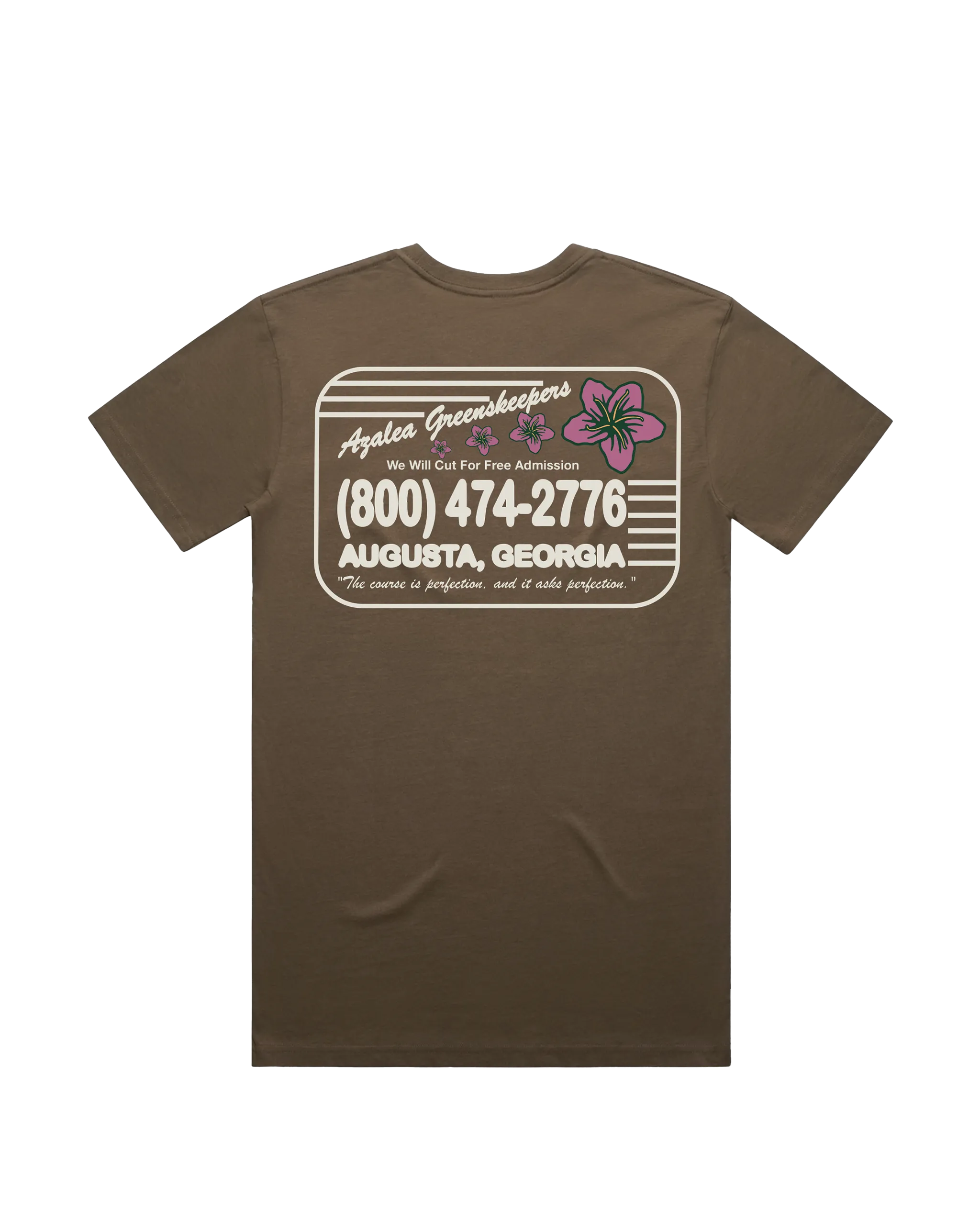 Azalea Greenskeeper Tee - Walnut