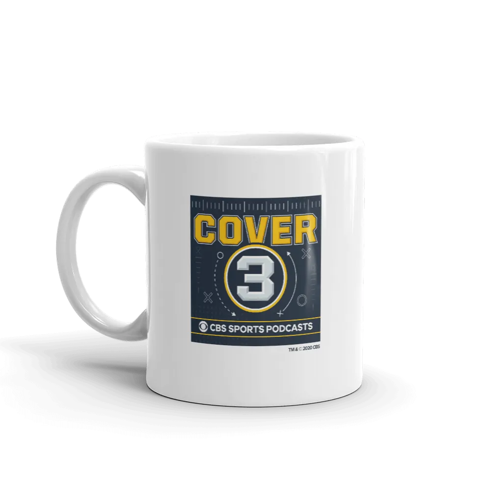 Cover 3 Podcast White Mug