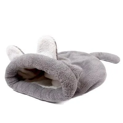 Cute Warm Animal Shaped Plush Cat Sleeping Bag