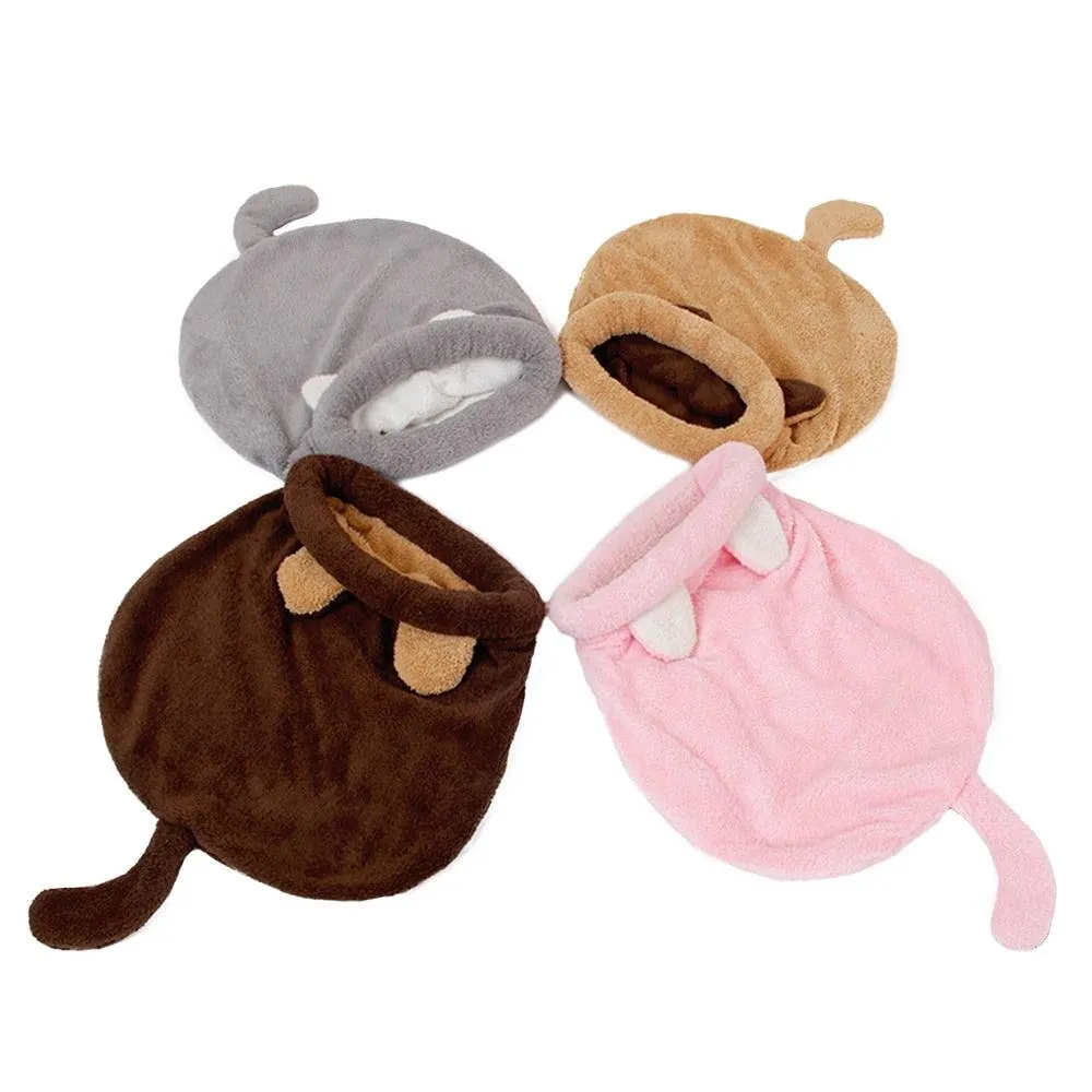 Cute Warm Animal Shaped Plush Cat Sleeping Bag