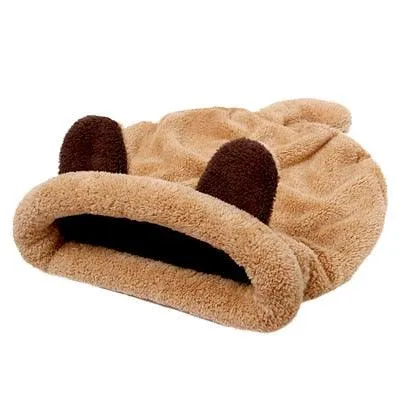 Cute Warm Animal Shaped Plush Cat Sleeping Bag