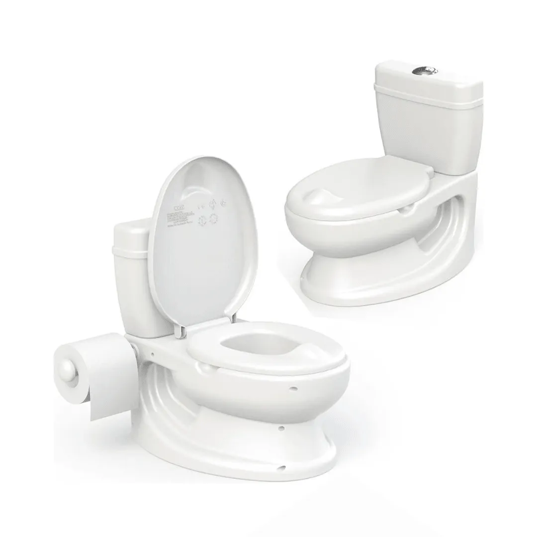 DOLU Educational Potty With Toilet Paper Holder With Sound Effect