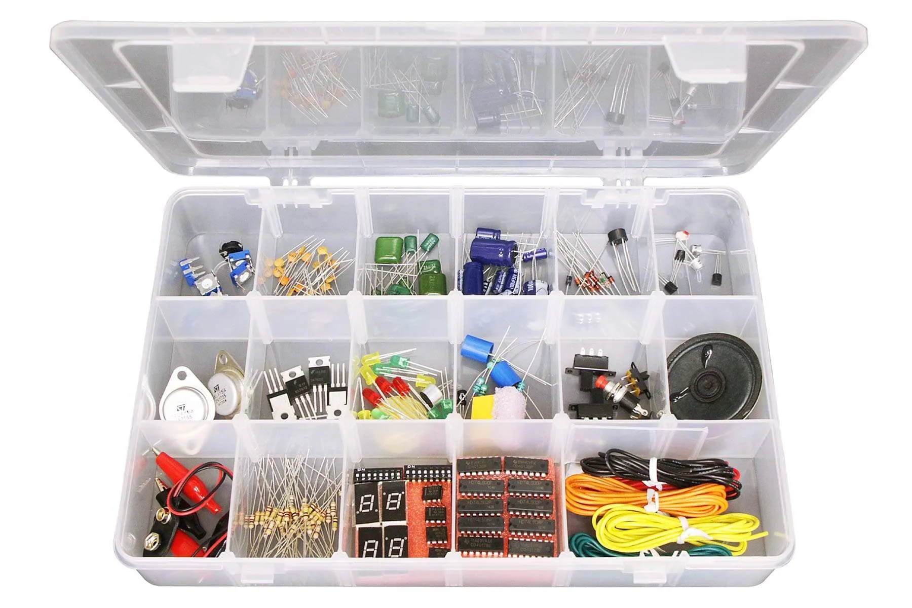 Elenco Basic Electronic Parts Assortment - 200  items