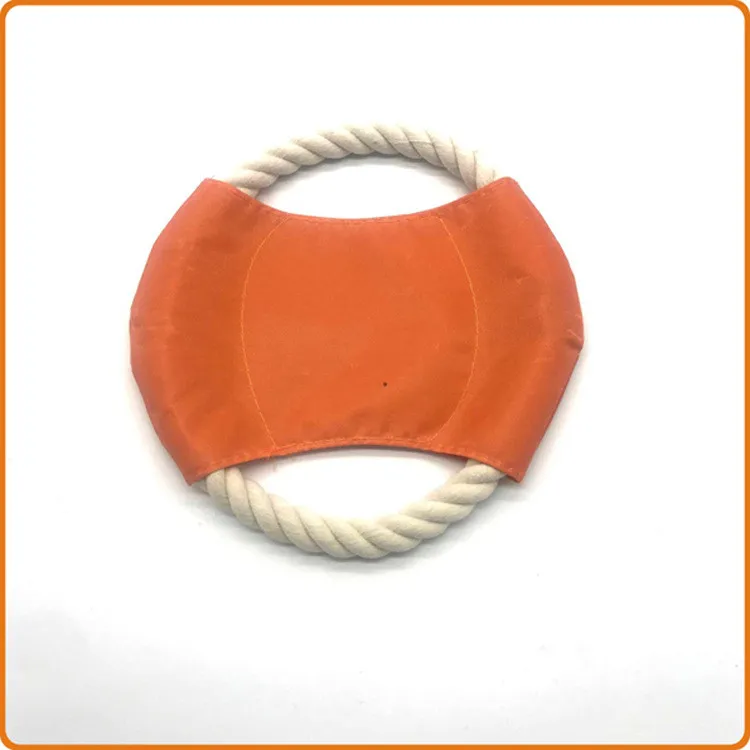 Fetch 'n Play Rope Flying Disc Dog Toy