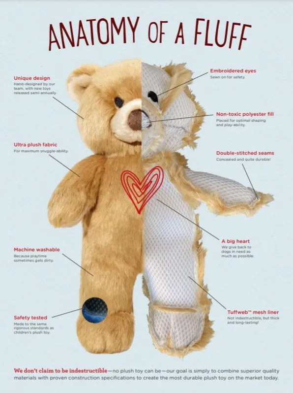Fluff & Tuff Large and XL Plush Toys