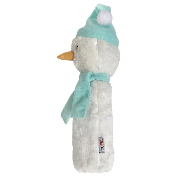 FouFit Holiday Cuddle Plush Crunchers; Snowman