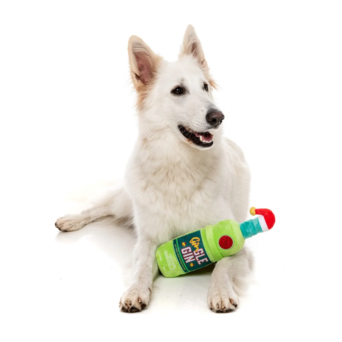 FuzzYard Dog Toy Gingle Gin Plush