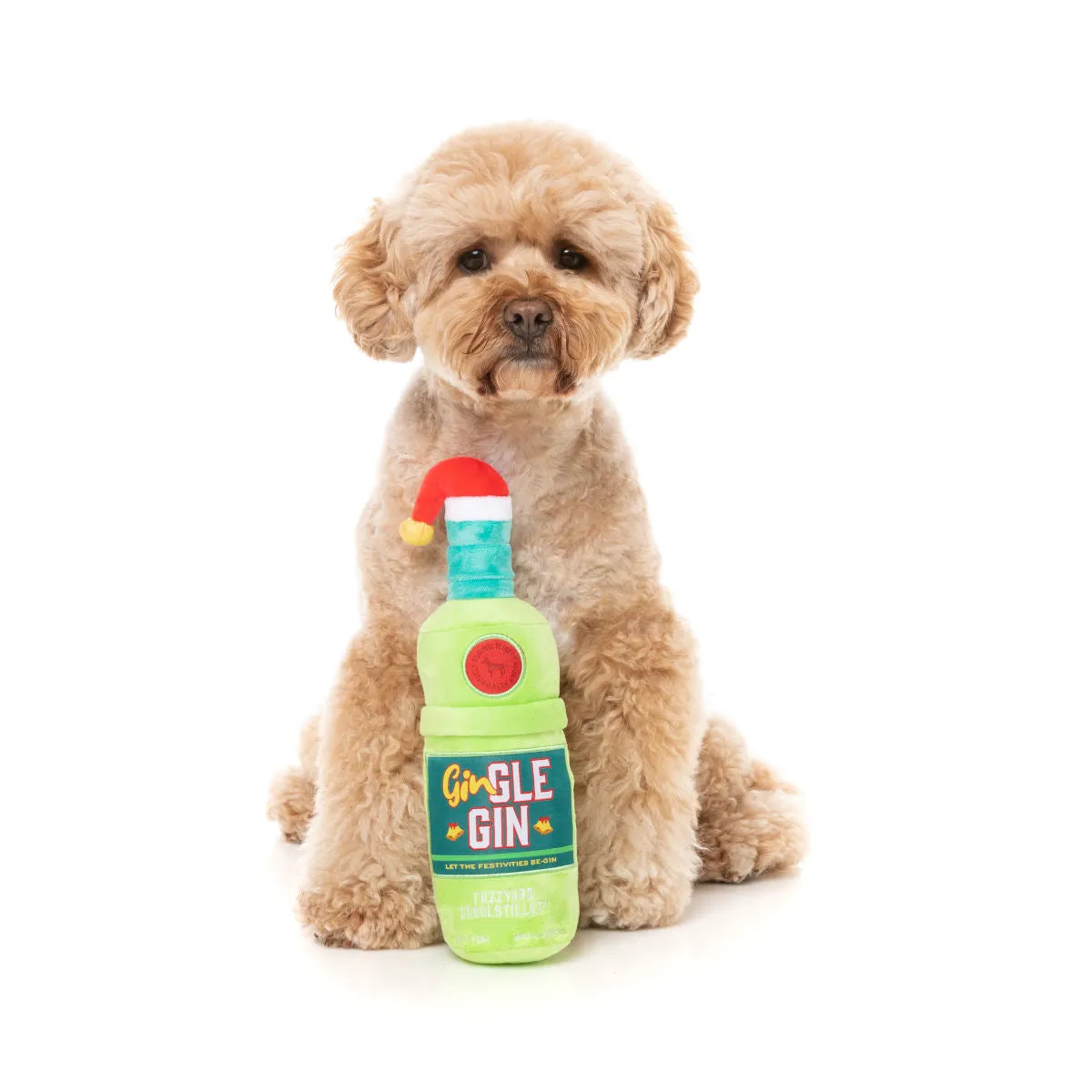 FuzzYard Dog Toy Gingle Gin Plush