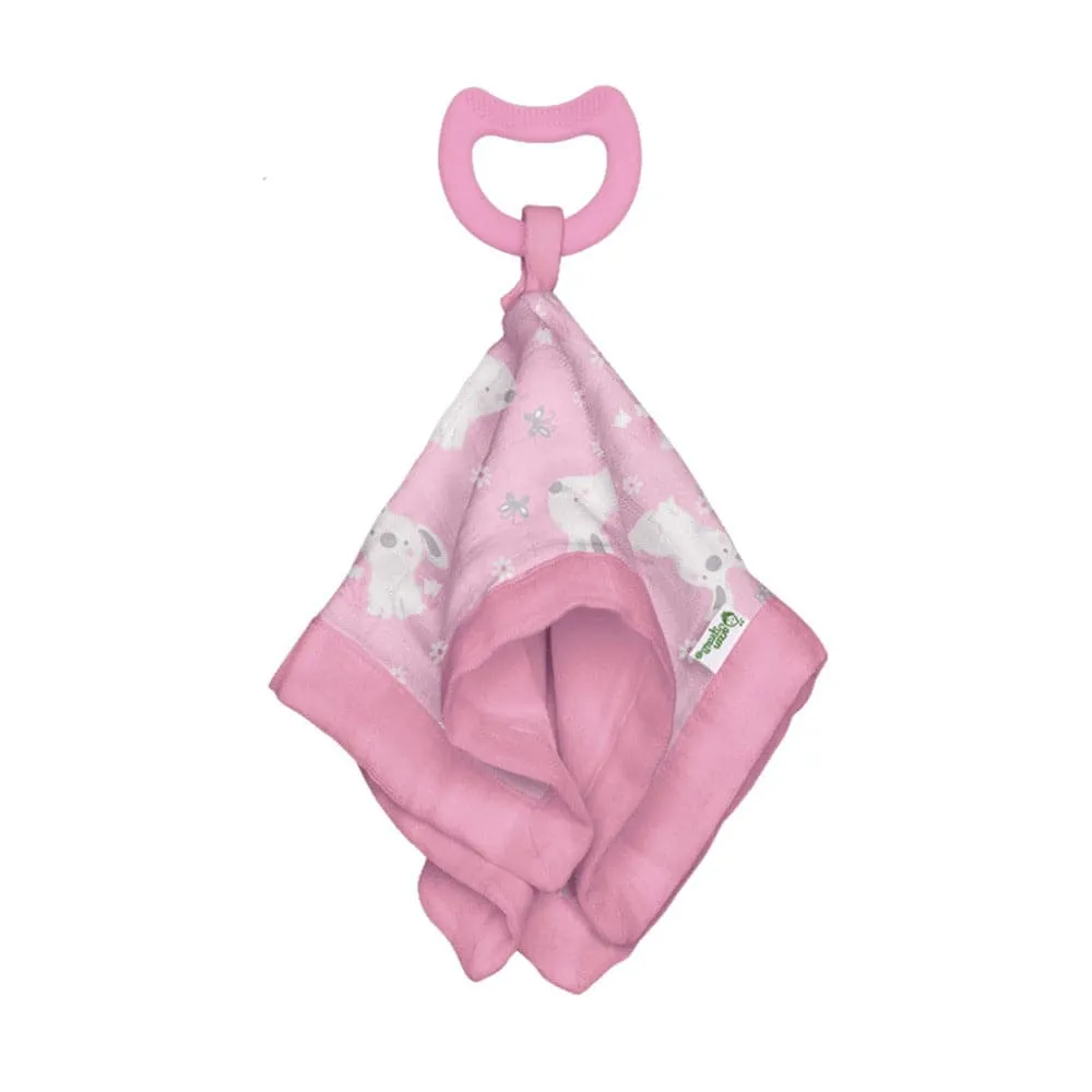 Green Sprouts i.Play |  Blankie Teether made from Organic Cotton - 3months 