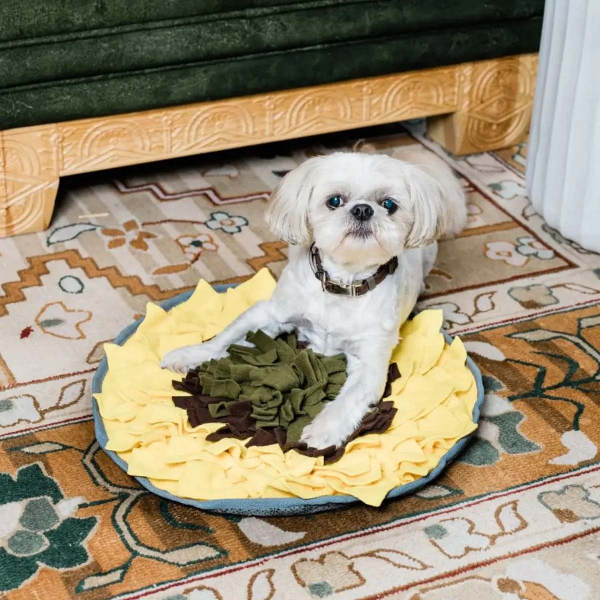 Injoya Sunflower Snuffle Dog Mat 1.18''