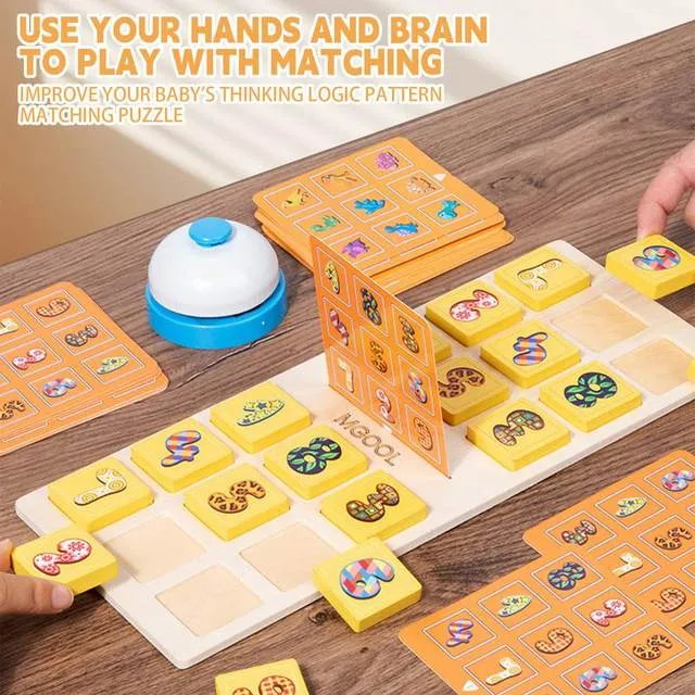 Interactive Dinosaur and Number Matching Bell Game - 2 Players