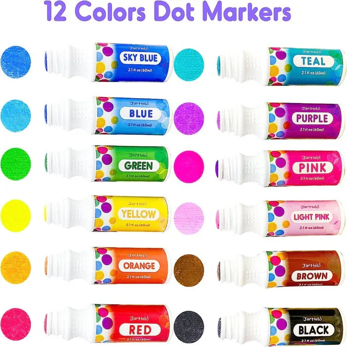 Jar Melo Dot Painting - 12 Colors