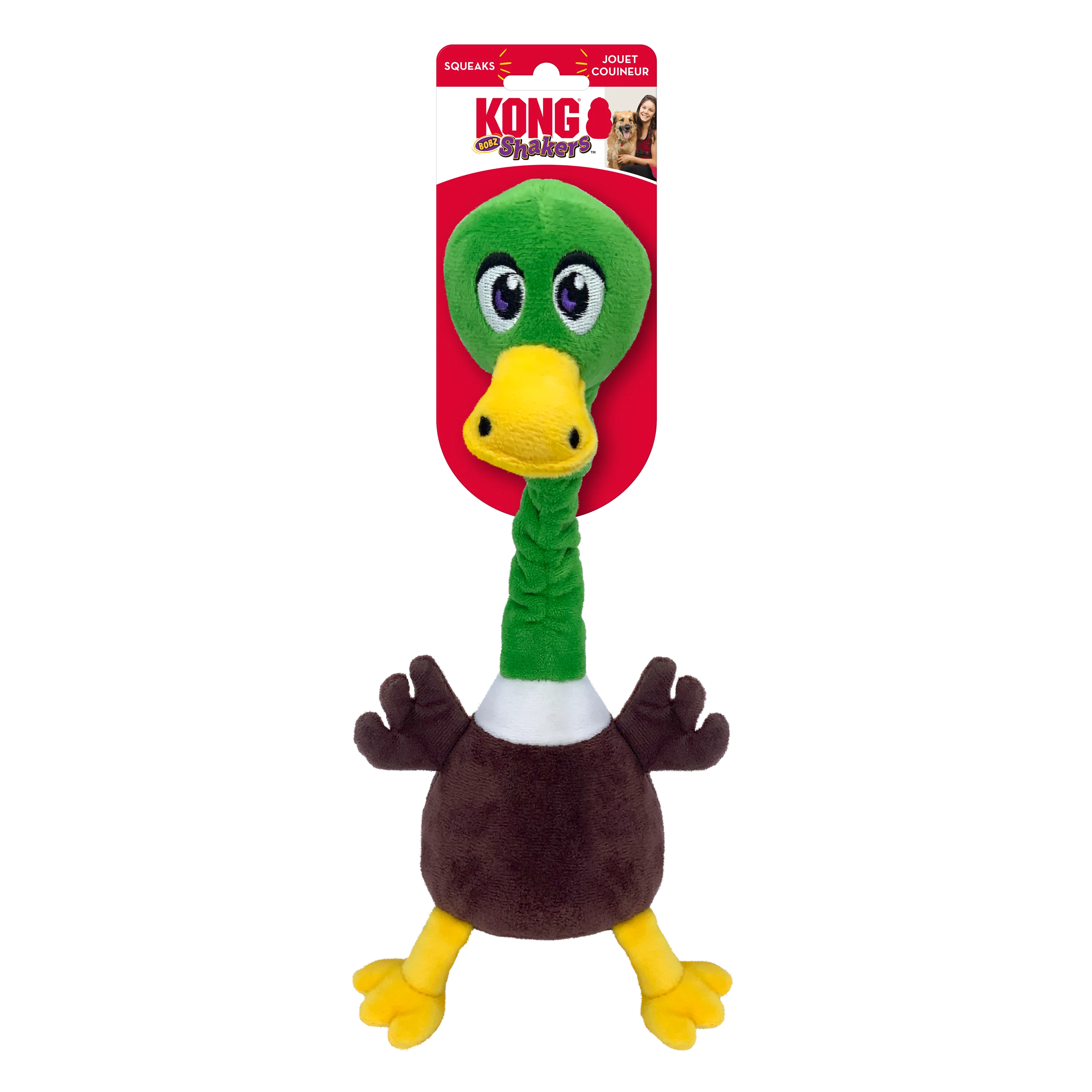 KONG Shakers Bobz Mallard Dog Toy