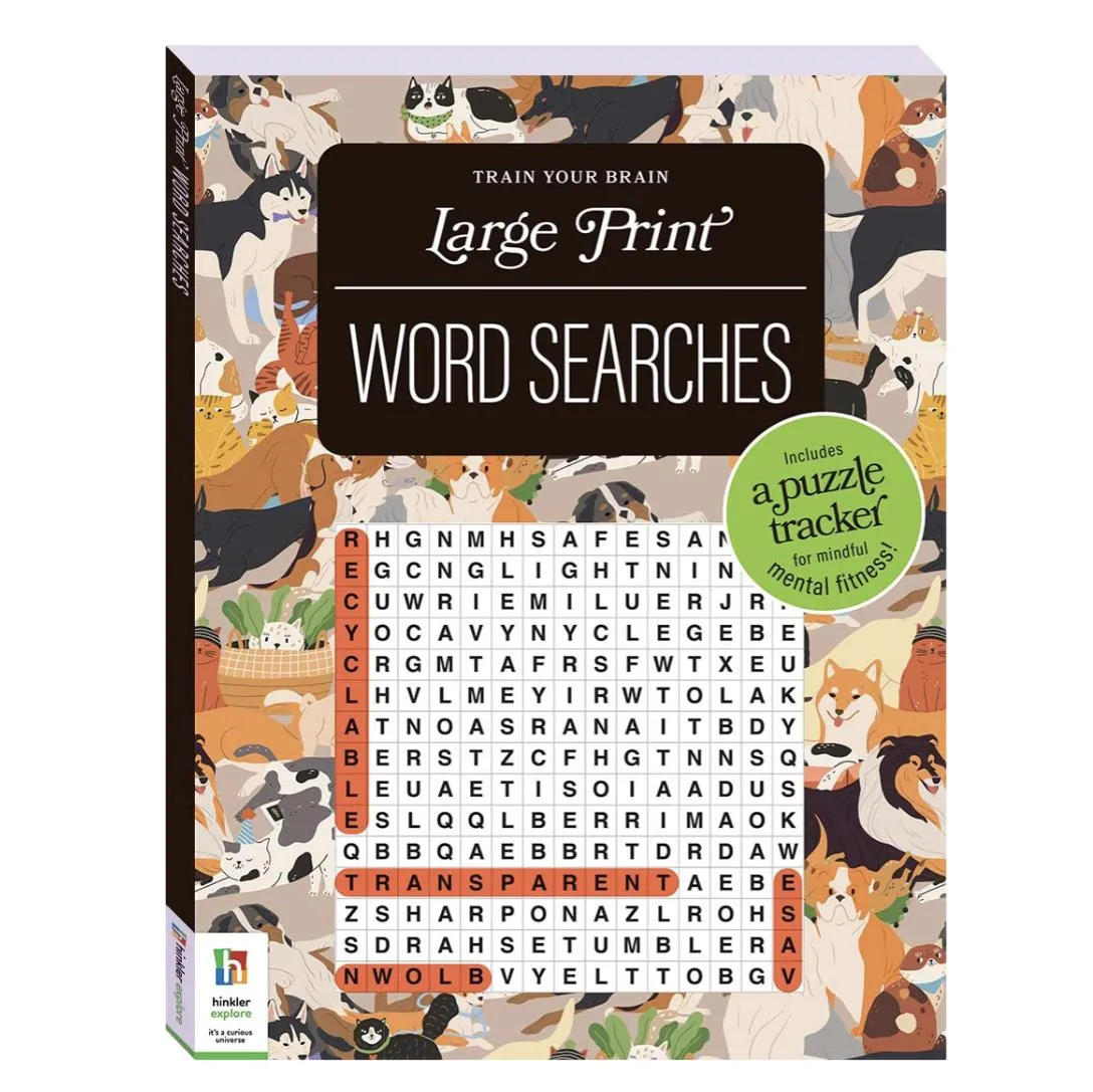 Large Print Activity Books