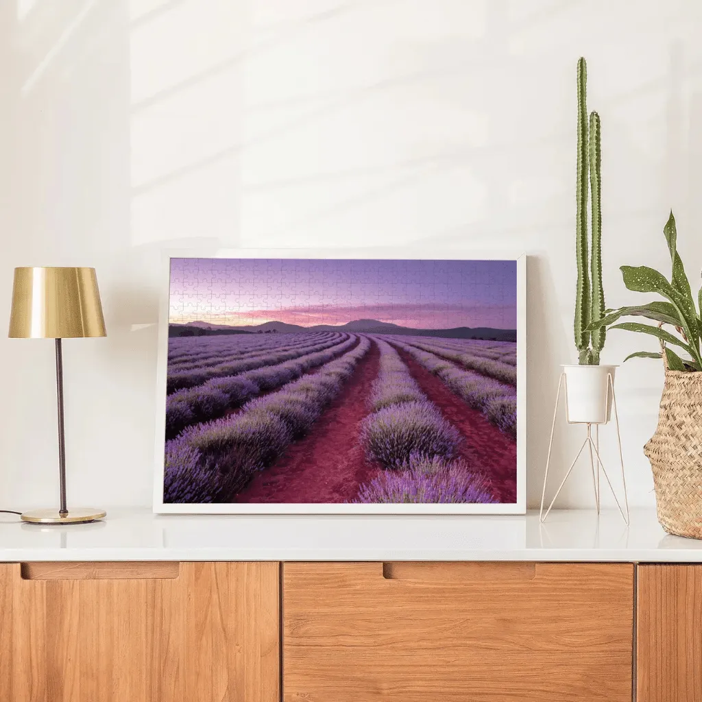 Lavender Fields - Scented 500 Piece Jigsaw Puzzle