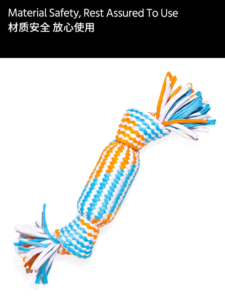 MAOGOUBLUE Candy Design Dog Teething Toy With Built-in Sound