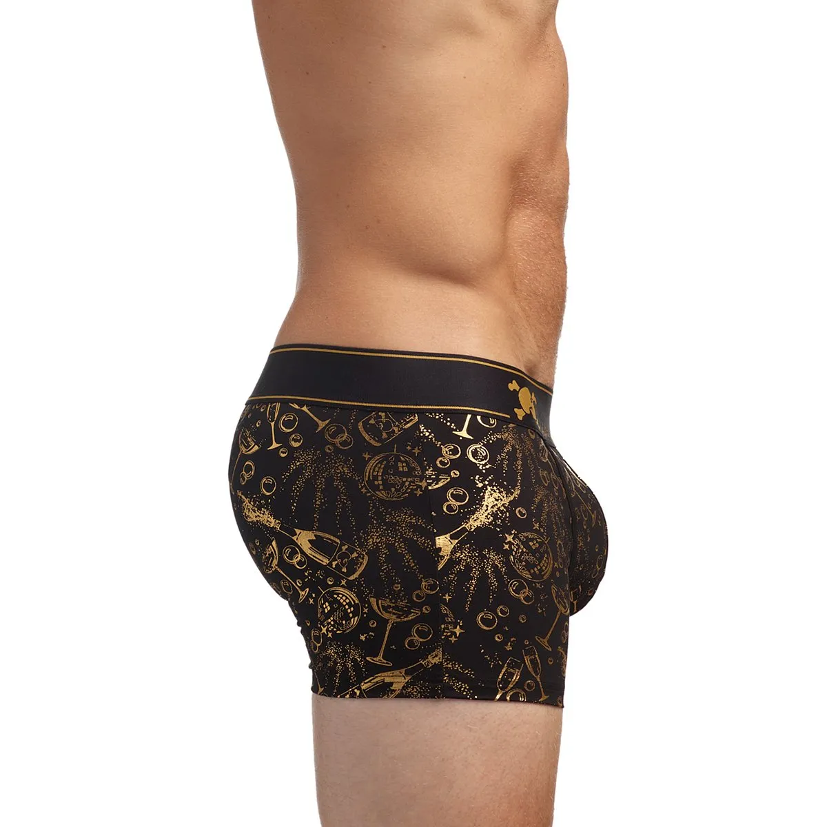 Skull & Bones Champagne Bubbles Boxer