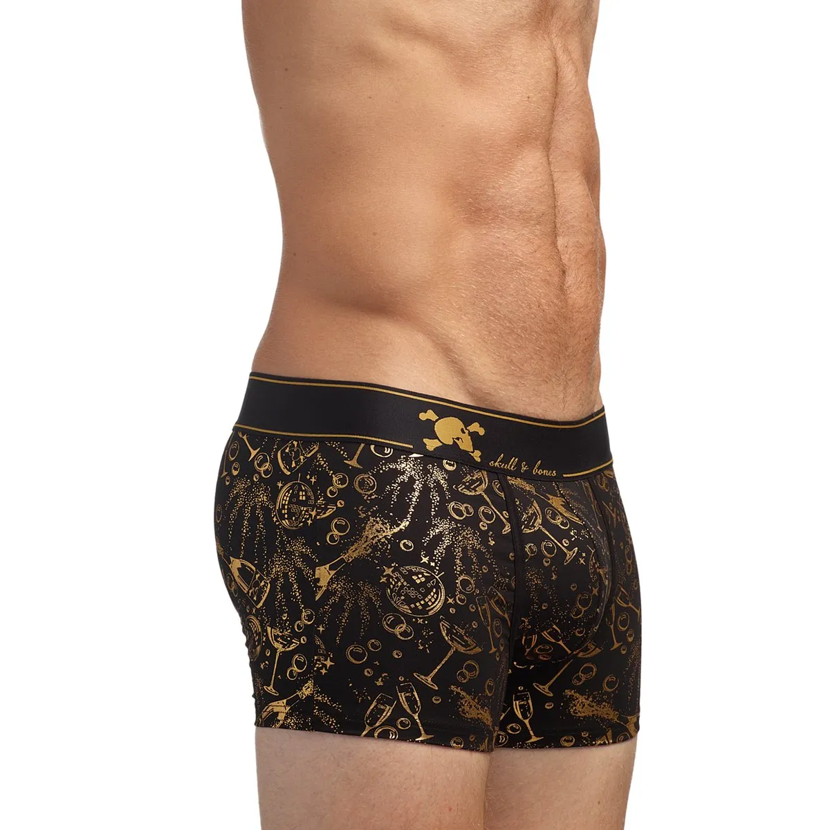 Skull & Bones Champagne Bubbles Boxer