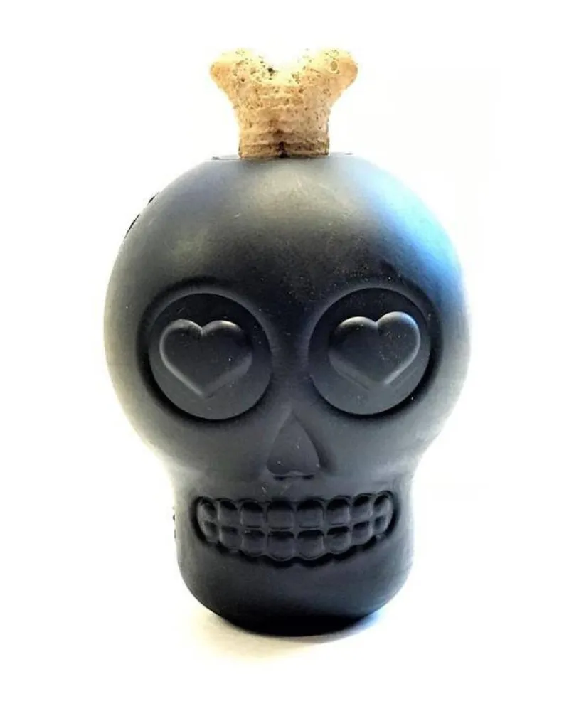 Skull Durable Treat Dispensing Dog Toy (Made in the USA)