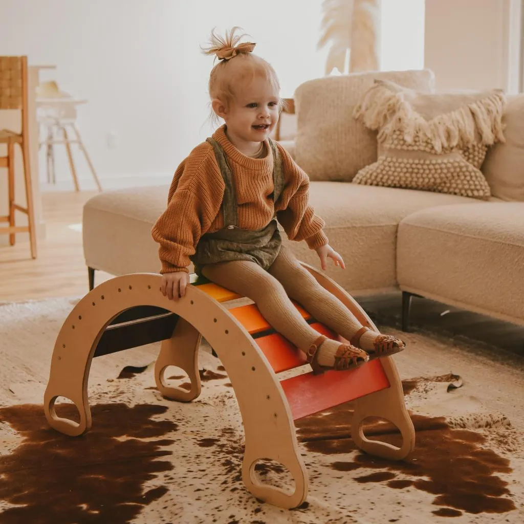 Small Rainbow Rocker Balance Board